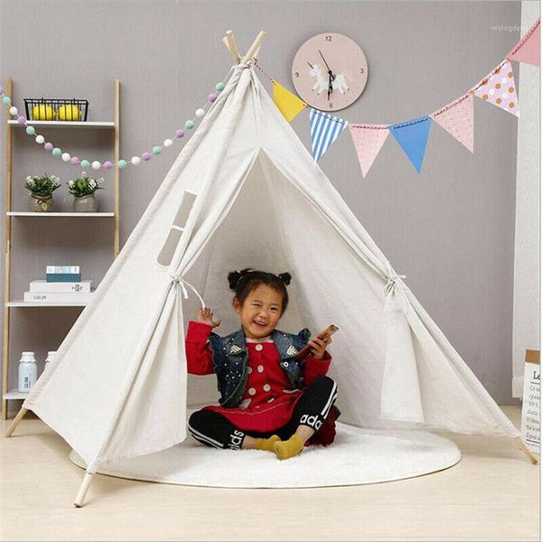160cm kids indoor princess castle tent with mosquito net, high quality portable teepee