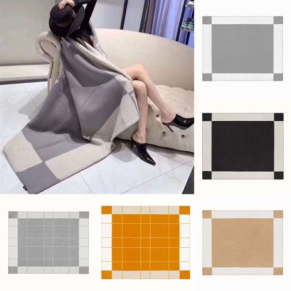 Designer cashmere vibration blanket for home, travel, summer, air conditioning, beach, and bedding throws