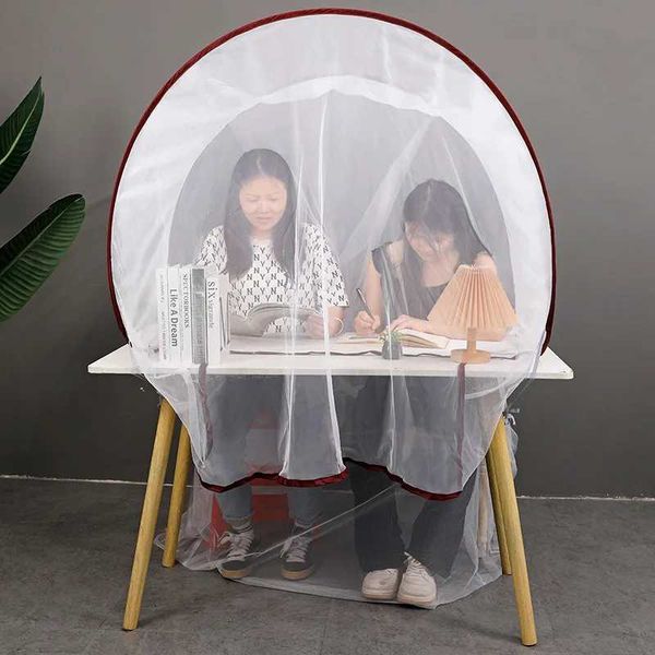 Mosquito net for desk - portable, breathable, fully enclosed mesh design for study or office use