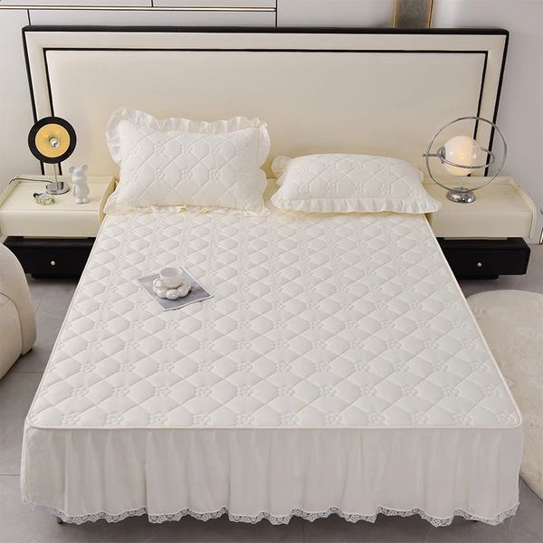 Polyester solid color lace adhesive bedding in sizes 90120150180200cm, full and large, lightweight, breathable, and washable