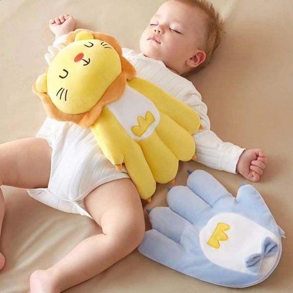 Sleep Kids Soft Soothing Toddler Infant Safety Pillow Anti Startle Hand Pacify Toy Baby Supply 240905